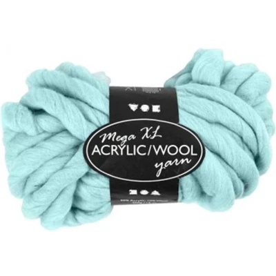 Afbeelding van XL garen van acryl, l: 15 m, 300 gr, turquoise