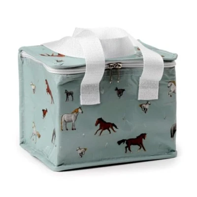 Afbeelding van Koeltas Lunchtas Wilgen Boerderij Paarden RPET Duurzaam 16x20x13cm