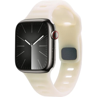 Afbeelding van imoshion Active Sport siliconenbandje voor de Apple Watch Series 1 t/m 10 / SE Ultra (2) (44/45/46/49 mm) Glow in the Dark