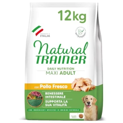Afbeelding van Natural Trainer Maxi Adult Chicken / Rice 12 KG