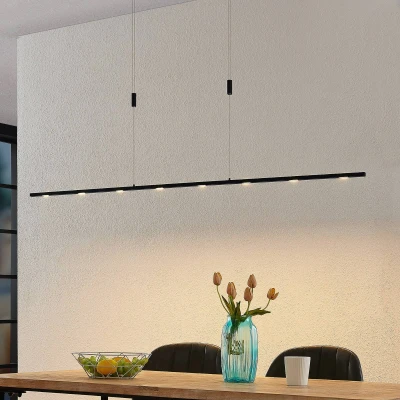 Afbeelding van Lucande LED hanglamp Stakato, 180 cm, 8 lamps, dimbaar