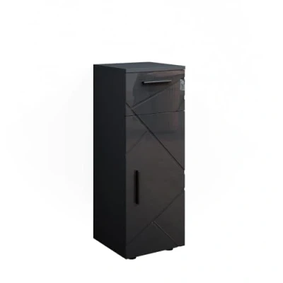 Afbeelding van Vicco Halfhoge kast Irma, Grijs/Grijs, 30 x 81 cm