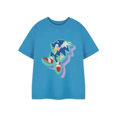Afbeelding van Sonic the Hedgehog Korte Mouw Graphic Tee Opties voor jongens Kinderen Gamer Kleding Top Film Merchandise Cadeau &amp; Tieners, Glow Trio