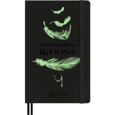 Image de Agenda civil Moleskine Harry Potter Wingardium semainier 2025 noir