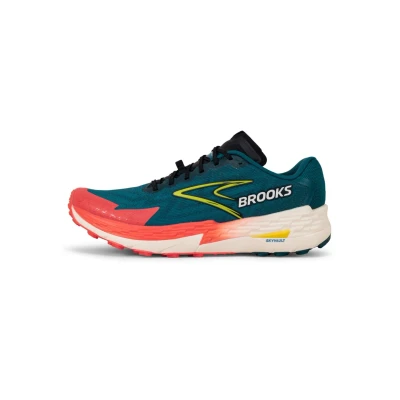 Afbeelding van Brooks Catamount 4 Trail hardloopschoenen, Heren, Maat: 46, Legion blue celestial flame Textiel