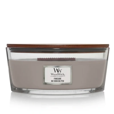 Afbeelding van WoodWick Geurkaars Ellipse Fireside 9 cm / 19