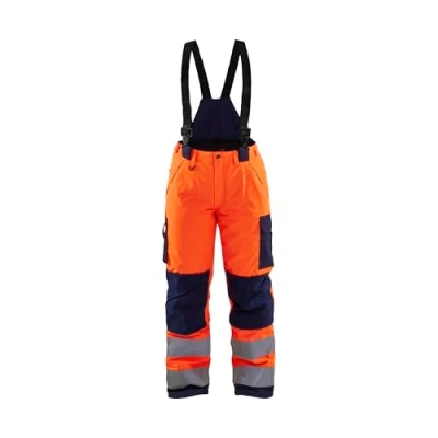 Afbeelding van Blaklader Dames Winterwerkbroek High Vis 7885 1977 Oranje/Marineblauw C38