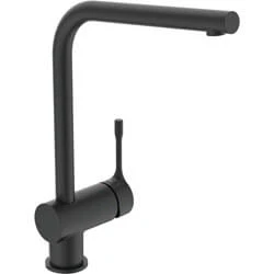 Afbeelding van Ideal Standard Silk Black keukenkraan met hoge uitloop. mat