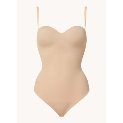 Afbeelding van Wolford dames Mat de Luxe Forming corrigerende body met beugel in kleur Beige, maat: L / C Cup