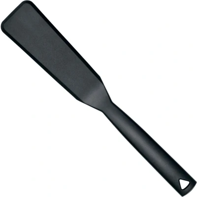 Afbeelding van Triangle Hittebestendige Nylon Spatel met Ophangsysteem 30 cm Zwart