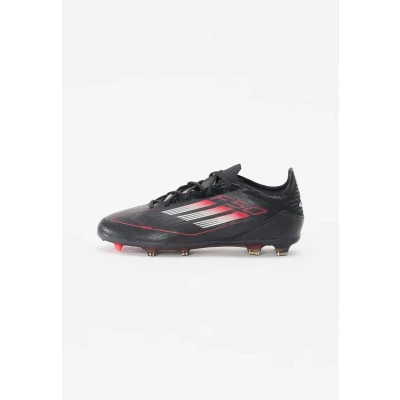 Afbeelding van adidas Performance F50 Elite FIRM Ground KIDS Voetbalschoenen met kunststof noppen, Maat: 28, Core black/iron met/lucid red Schoenen