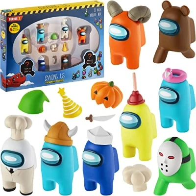 Afbeelding van Among Us Crewmate Deluxe Series 2 minifiguren, 8 stuks
