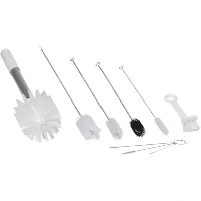 Afbeelding van Vikan Pijpborstels Brush Kit Sundae IJsmachine Set Van 9 Speciale Borstels Wit