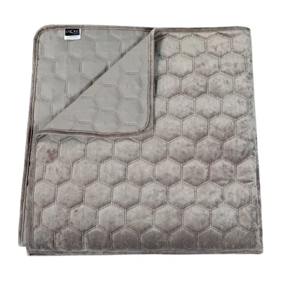 Afbeelding van Unique Living Bedsprei Peggy 170x220cm light grey