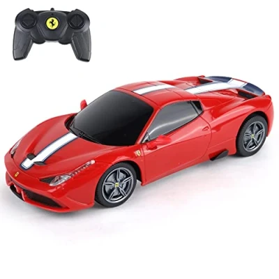 Afbeelding van TURBO CHALLENGE Ferrari 458 Speciale RC Prestige 095608 Op afstand bestuurbare auto Rood 1/24 Batterijen niet inbegrepen Kunststof Vanaf 6 jaar