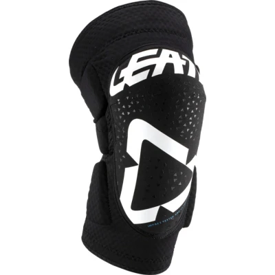 Afbeelding van Leatt de 3DF 5.0 is een zachte, geventileerde kniebeschermer voor kinderen die geschikt zijn mountainbike. Wit/zwart kniebeschermers