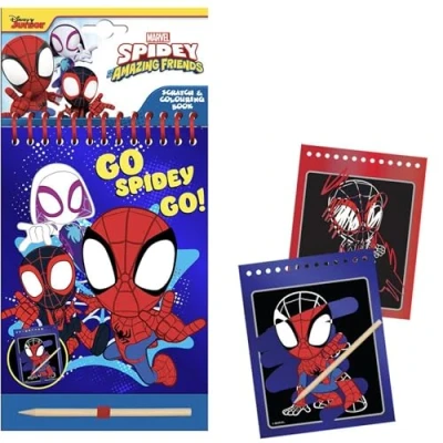Afbeelding van Tekenset Spidey Scratch