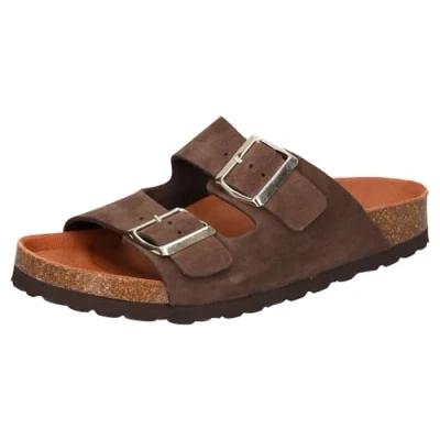 Afbeelding van Cosmos Comfort Muiltjes dunkelbraun, Dames, Maat: 40, Dunkelbraun Leer