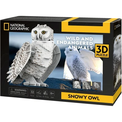 Afbeelding van National Geographic 3D Puzzel NG Sneeuw Uil 1 stuk