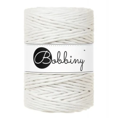 Afbeelding van Bobbiny macrame koord 5 mm off white