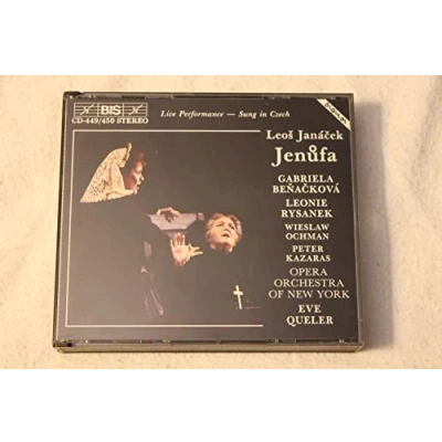 Afbeelding van Gabriela Benacková, Leonie Rysanek, Opera Orchestra Of New York, Eve Queler Janácek: Jenufa, In 3 Acts (2 CD)