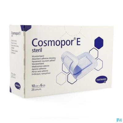 Image de Cosmopor E Latexfree 10x6cm 25 P/s