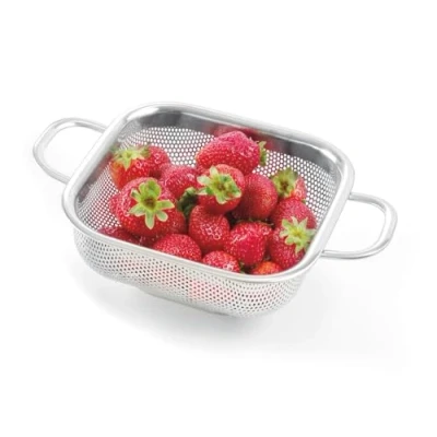 Afbeelding van Hendi Vergiet Kitchen Line Op voet, met 2 grepen 22x22x7(H)cm