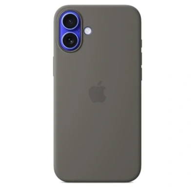 Afbeelding van Apple Cover Iphone 16 Plus Silicone Magsafe Stone Gray (myyc3zm/a)