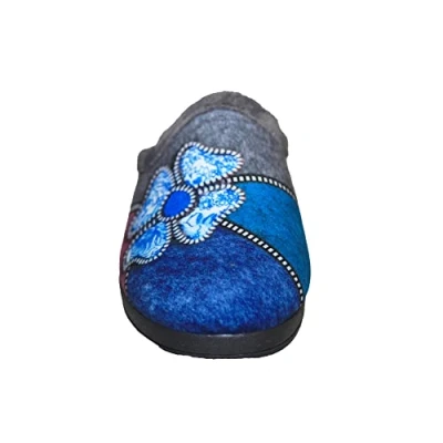 Afbeelding van Sleepers Kimberly Sandalen voor dames, Grijs Paars Blauw