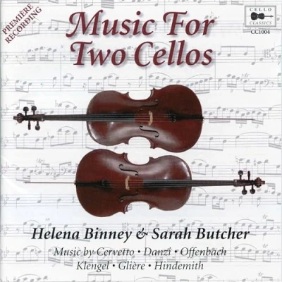 Afbeelding van Music For Two Cellos, Premiere Recording