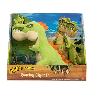 Afbeelding van Gigantosaurus, Dinosaurus, 25 cm pluche, geluid en elektronica, willekeurig model, speelgoed voor kinderen vanaf de geboorte, GGN05