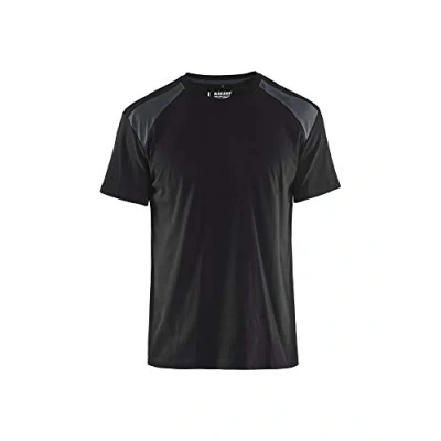 Afbeelding van Blaklader T shirt bi colour 3379 1042 Zwart/Donkergrijs XS