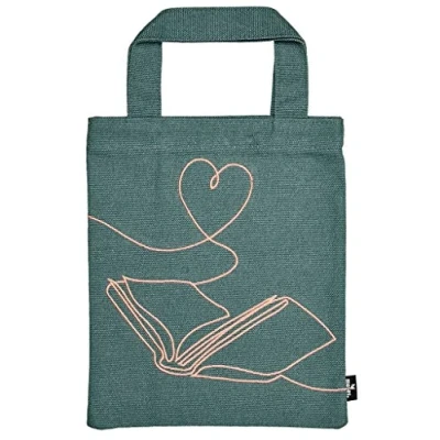 Afbeelding van Moses Boekentas, Turkoois groen, liefde lezen