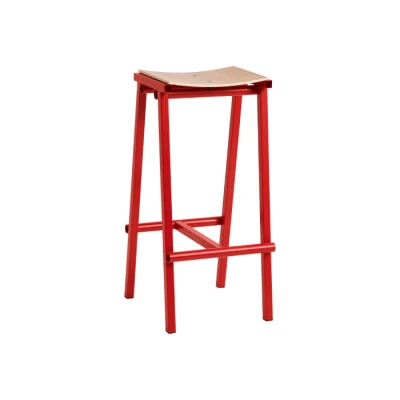 Afbeelding van Hay Taburete 8 Barstool Hoog Rood Pot Interieur