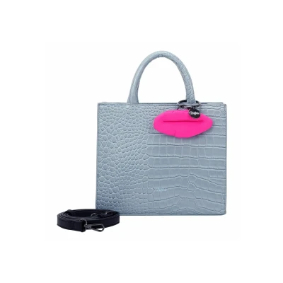 Afbeelding van Buffalo Handtas, Dames, Maat: One Size, Croco dreamy blue