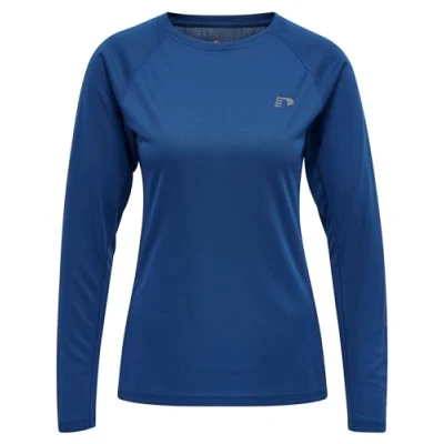 Afbeelding van Newline Damen T Shirt &amp; Top Women&#039;S Core Running L/S True Blue XS