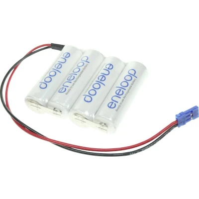 Afbeelding van Panasonic eneloop Reihe F1x4 Graupner Accupack Aantal cellen: 4 Batterijgrootte: AA (penlite) Kabel, Stekker NiMH 4.8 V 1900 mAh