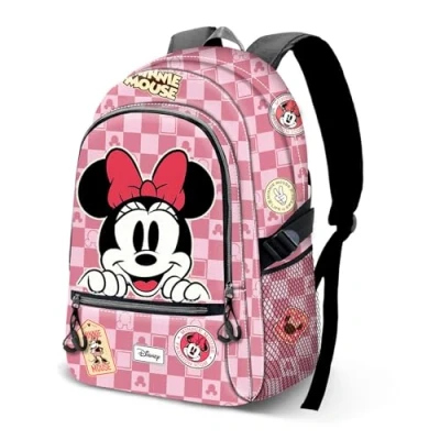 Afbeelding van Karactermania Disney Minnie Mouse Reis FIGHT FAN 2.2 Rugzak Backpack met trolley bevestiging Roze