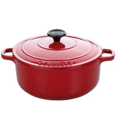 Image de Cocotte ronde en fonte émaillée 24cm rubis sublime Chasseur puc472458