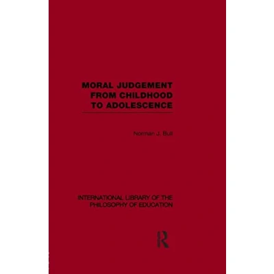 Afbeelding van Moral Judgement from Childhood to Adolescence