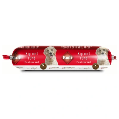 Afbeelding van Rodi Worst 400 g Hondensnacks Kip&amp;Rund