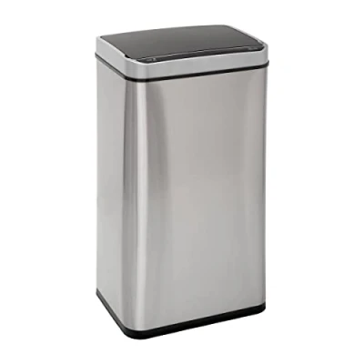 Afbeelding van 5Five Rvs automatische prullenbak 40 liter Sensor deksel