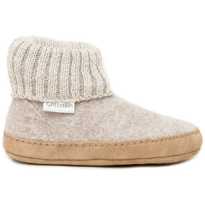 Afbeelding van Gottstein Alpine LE Pantoffels voor kinderen, Maat: 32, Beige Wol