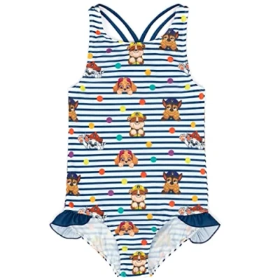Afbeelding van Paw Patrol Kostuum voor meisjes, gestreept, marineblauw, Marinier