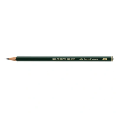 Image de Faber Castell Lot de 12 Crayon 9000, hexagonale, dureté mine: 3H