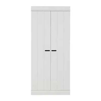 Afbeelding van WOOOD Lage Kast 2 Deurs Connect Grenen Wit 175x77x56