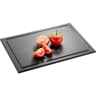 Afbeelding van Snijplank met Sapgeul, Middel, 37 x 25 0.9 cm, Gerecycled Houtcomposiet, Antibacterieel GEFU SLIZE