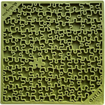 Afbeelding van Sodapup Lickmat Jigsaw Hondenvoerbak Groen Large