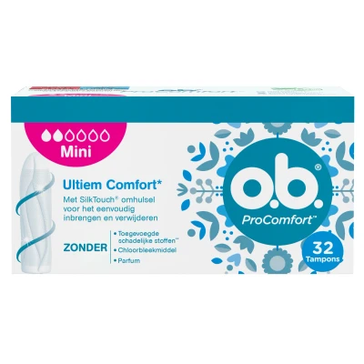 Afbeelding van o.b. ProComfort Mini 32 stuks