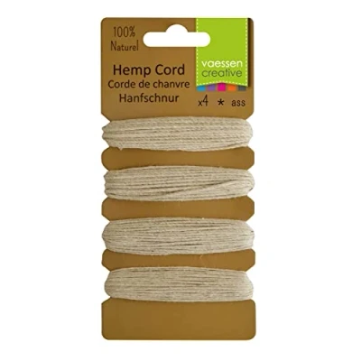 Afbeelding van Vaessen Creative Hemp Koord Assortiment Ecru